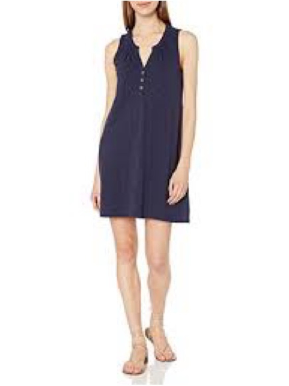 Lilly Pulitzer Navy Sleeveless Essie Shift Dress